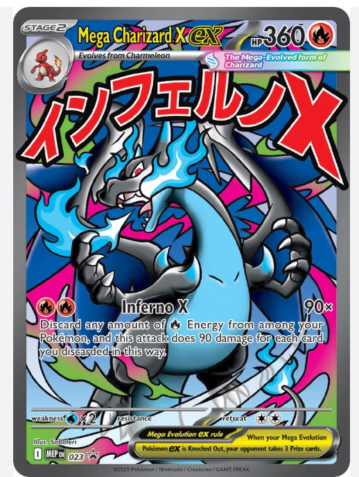 Mega Charizard X ex - MEP Black Star Promos (Promo) [MEP-023]