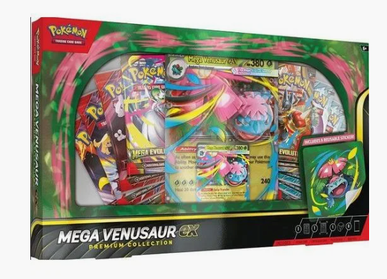Pokémon TCG: Mega Venusaur ex Premium Collection – Rip & Ship