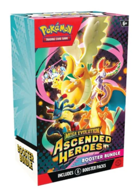 Pokémon Mega Evolution Ascended Heroes Booster Bundle