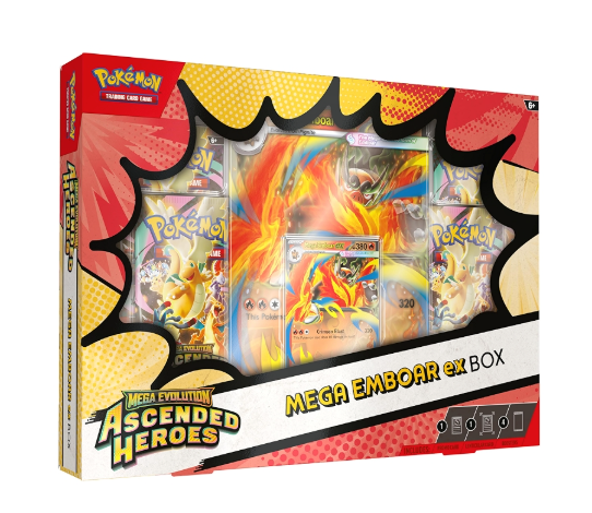 Pokémon Mega Emboar ex Box Ascended Heroes